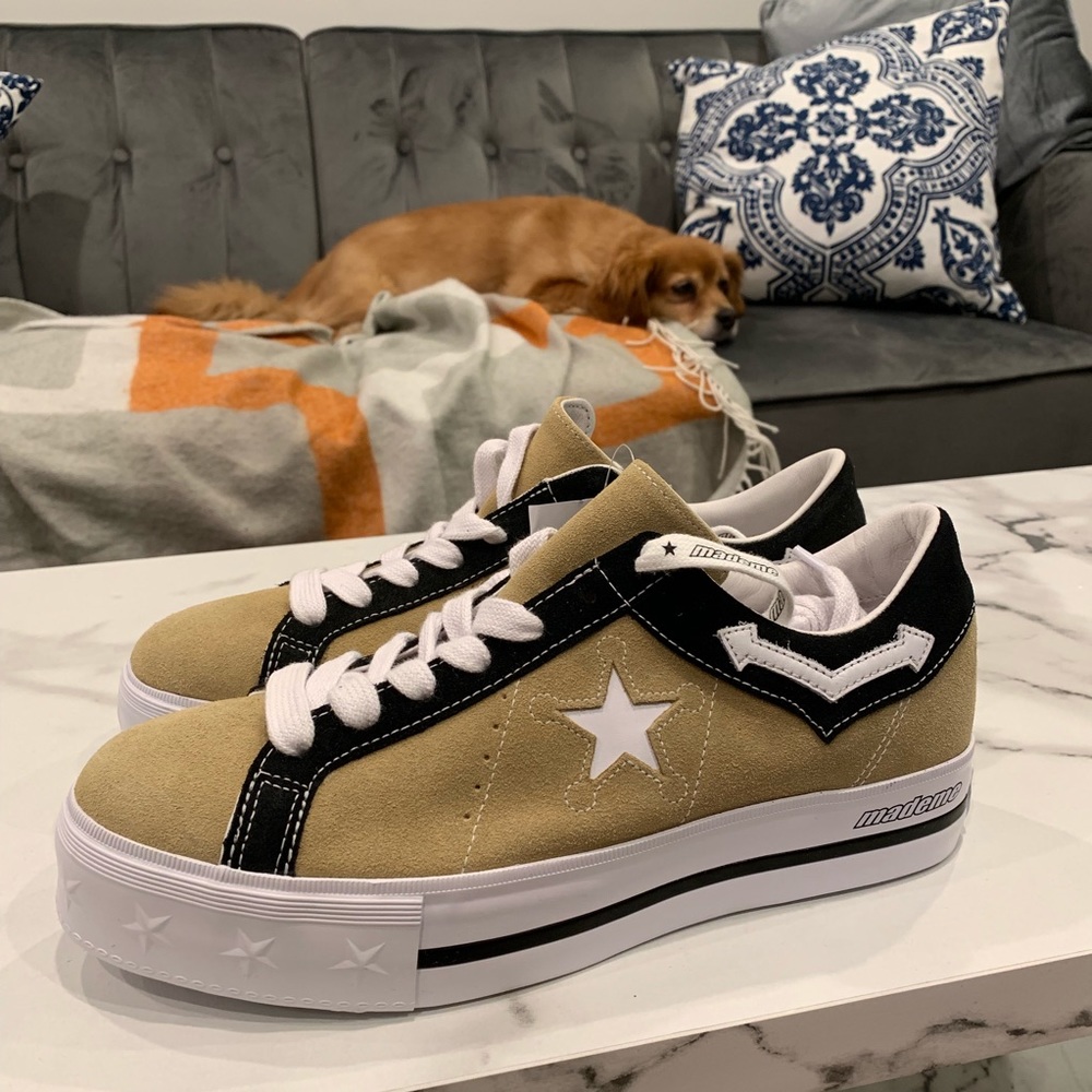 Converse MadeMe One Star Platform Ox Sz 10